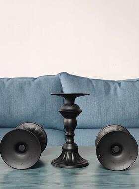 斯堪的纳维亚烛台压花香氛蜡烛杯创意新婚礼道具烛台装饰饰品覆古