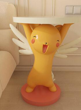 百变小樱小可客厅沙发电视柜旁边落地床头柜台灯搬家礼物装饰摆饰