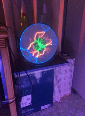 12英寸（30厘米）闪存盘离子球辉光盘辉光球静电球教学仪器