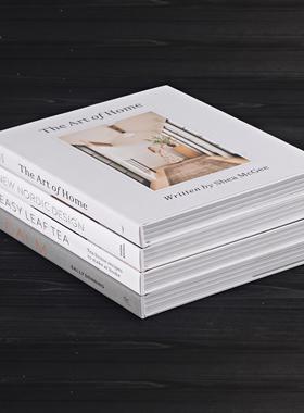 样板间装饰真书简约可翻页外文彷真书摄影拍照道具书软装陈列摆件