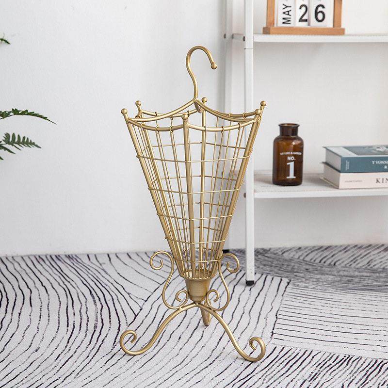 北欧轻奢铁艺雨伞架别墅门口收纳雨伞桶家用酒店商用挂伞置物架子,淘宝优惠券,粉丝福利购,淘宝优惠卷