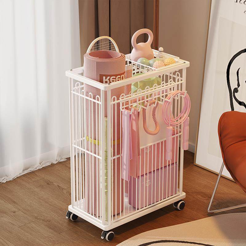 瑜珈垫收纳筐运动器材健身用品家用篮夹缝提壶哑铃工具球类置物架,淘宝优惠券,粉丝福利购,淘宝优惠卷