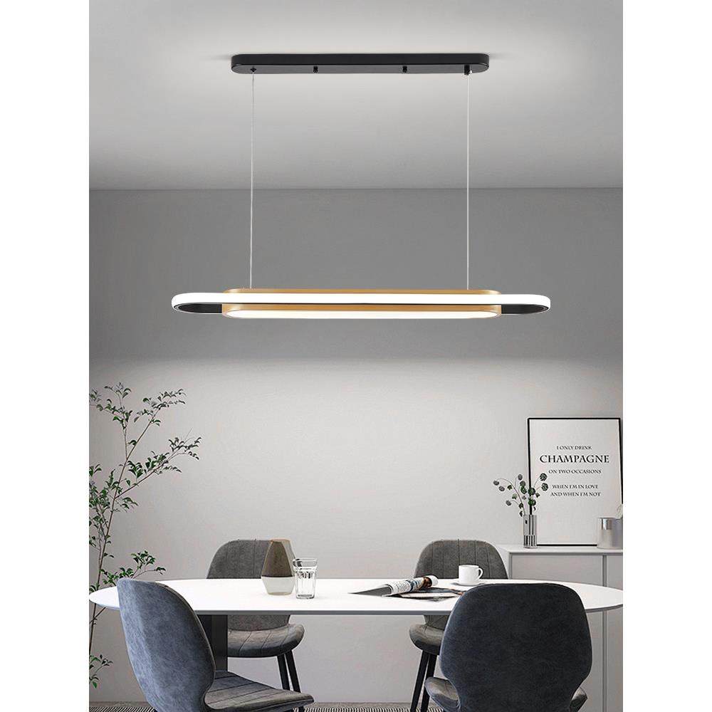 餐厅吊灯2024新款现代简约护眼家用一字长条吧台前台舞蹈室饭厅灯,淘宝优惠券,粉丝福利购,淘宝优惠卷