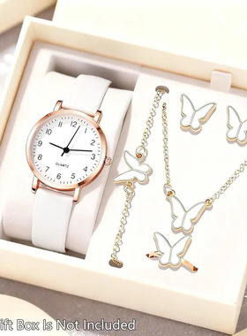 简约ins不掉色蝴蝶项链礼盒装