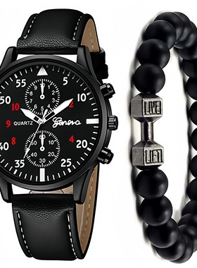 30到40岁男士盘玩黑色木质手串高颜值酷帅招财手链圣诞节送男朋友