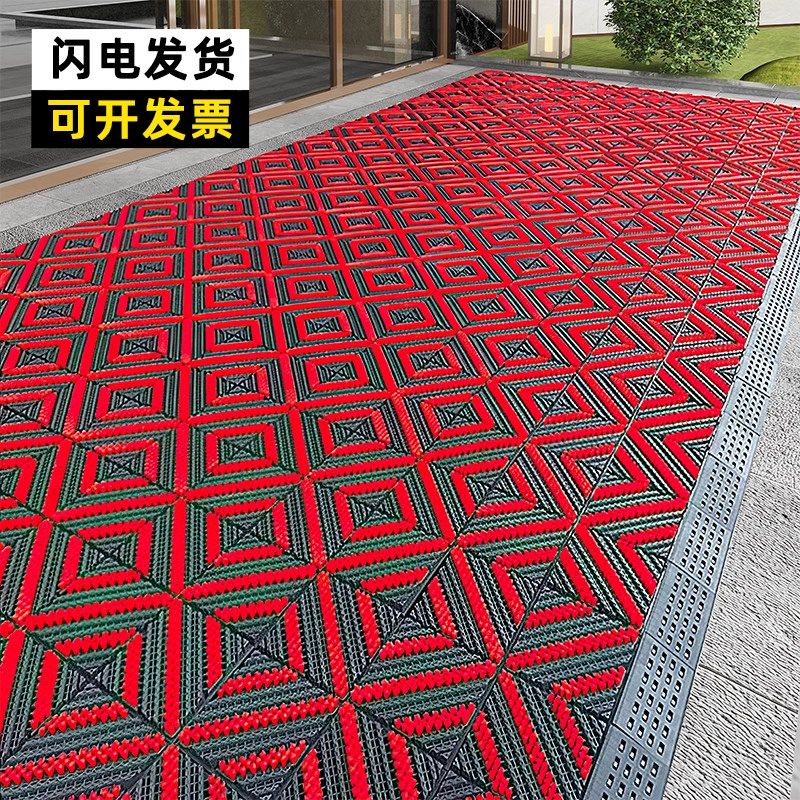室外防滑门口进门地垫入户门前蹭土脚垫J塑料门垫户外防水商用地,淘宝优惠券,粉丝福利购,淘宝优惠卷