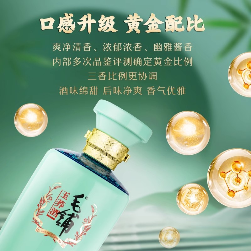 劲牌毛铺玉荞酒苦荞酒48度500ml2瓶6瓶整箱高档送礼白酒基酒正品