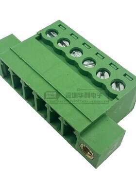 免焊15EDGRKP-3.81mm插拔式接线端子空中对接带耳螺丝固定2EDGRKP