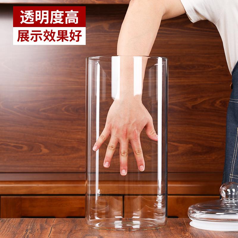 Food-grade glass wine bottle for household use of high-end ginseng medicinal materials, special wine glass bottle with faucet sealed container