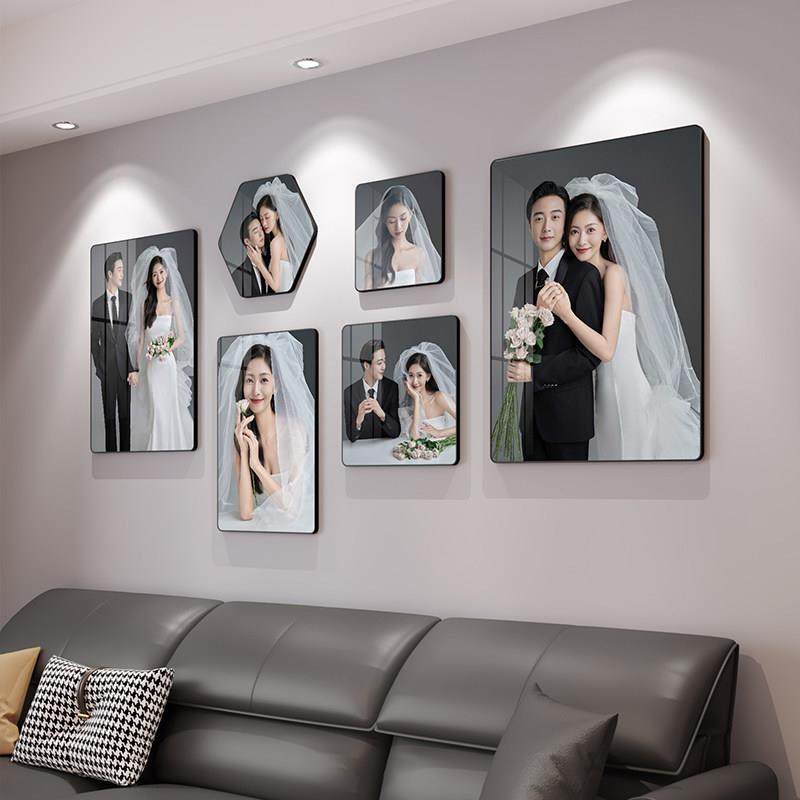 照片墙装饰创意婚纱照相框定制挂墙相簿客厅沙发背景相片墙免打孔,淘宝优惠券,粉丝福利购,淘宝优惠卷