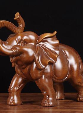 招财关大象摆件一对客厅家居玄办公室桌司公LSSJ2020店铺乔迁开业