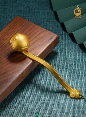 黄铜饰品如意拉件铜工品学手习中桌艺文饰品高考礼GSM物送给妈妈