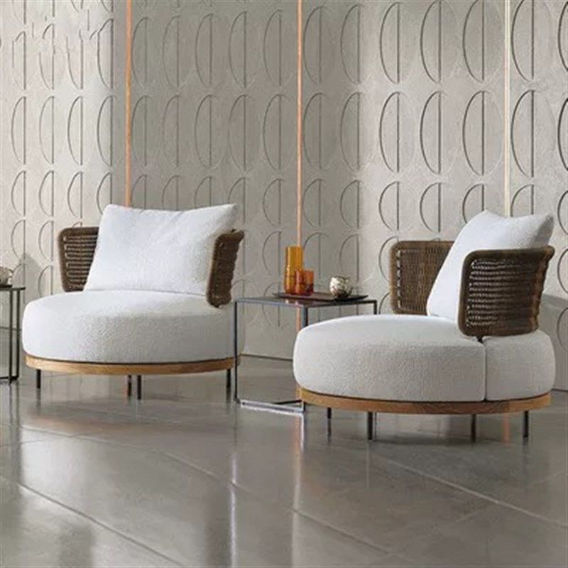 户外沙发柚木格子沙发庭院别墅花园休闲沙发组合防水防晒藤编沙发,淘宝优惠券,粉丝福利购,淘宝优惠卷