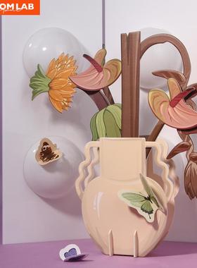 LAGOMLAB艺术香氛花卡纸艺桌面雕塑摆件花瓶花束陈列
