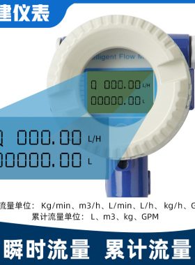 LWGY智能涡轮流量计水液体油传感器脉冲输出4-20maRS485信号24V