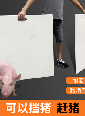 pvc塑胶猪圈门砖砌猪舍门pp塑料定制猪栏门母猪产床保育栏门防腐