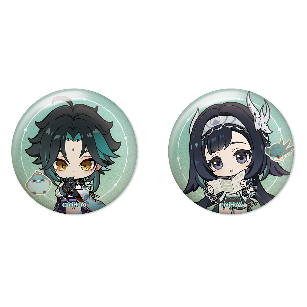 原神贵州非遗联动系列吧唧徽章立牌蓝砚周边贵州联动魈周边谷子 - 图0