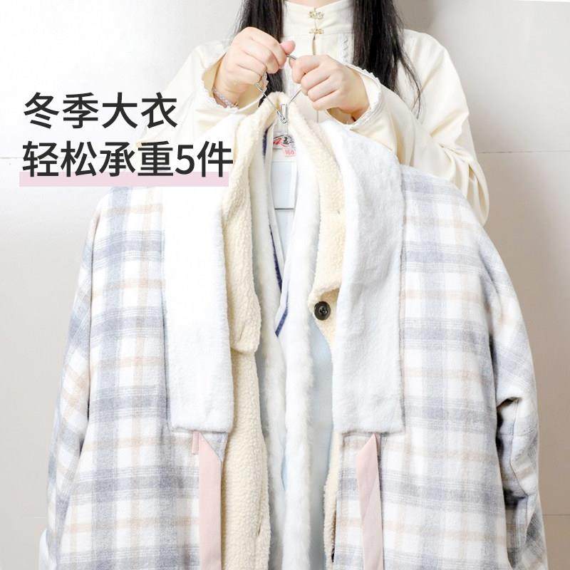 阳台304不锈钢衣服架子家用挂衣加粗挂钩防风实心晾衣架自动卡扣,淘宝优惠券,粉丝福利购,淘宝优惠卷