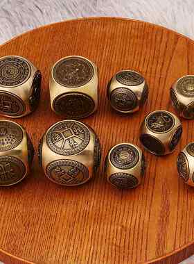 黄铜实心铜球健身球手玩健身球手部康复球手握按摩一对手把件高档