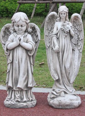 欧式花园庭院阳台婚庆装饰丘比特小天使人物景观雕塑户外创意摆件