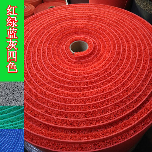 加厚可裁剪丝f圈脚垫pvc地毯门垫 进门门口室外防滑地垫地毯商用 - 图0