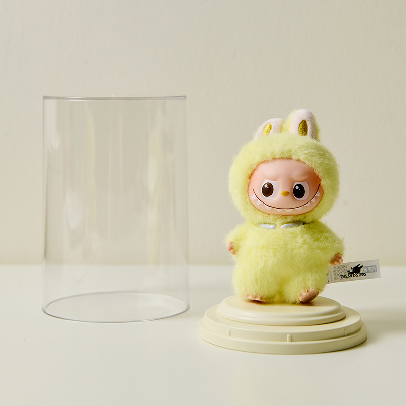 labubu展示盒4代心底密码透明防尘盒泡泡玛特玩偶支架手办收纳盒 - 图3