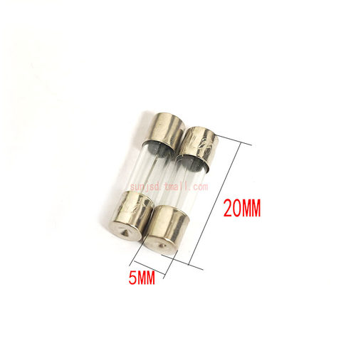 0.1A-15A 20A 25A 30A 5X20 6X30MM快断电源板玻璃保险管丝座250V - 图1