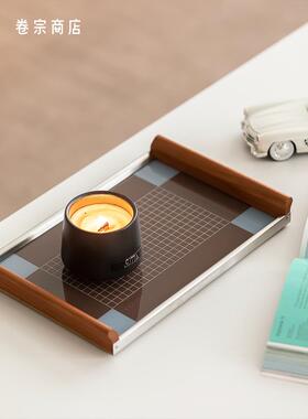 卷宗商店 | cont. 木质托盘长方形茶盘首饰收纳盘轻奢高档礼物