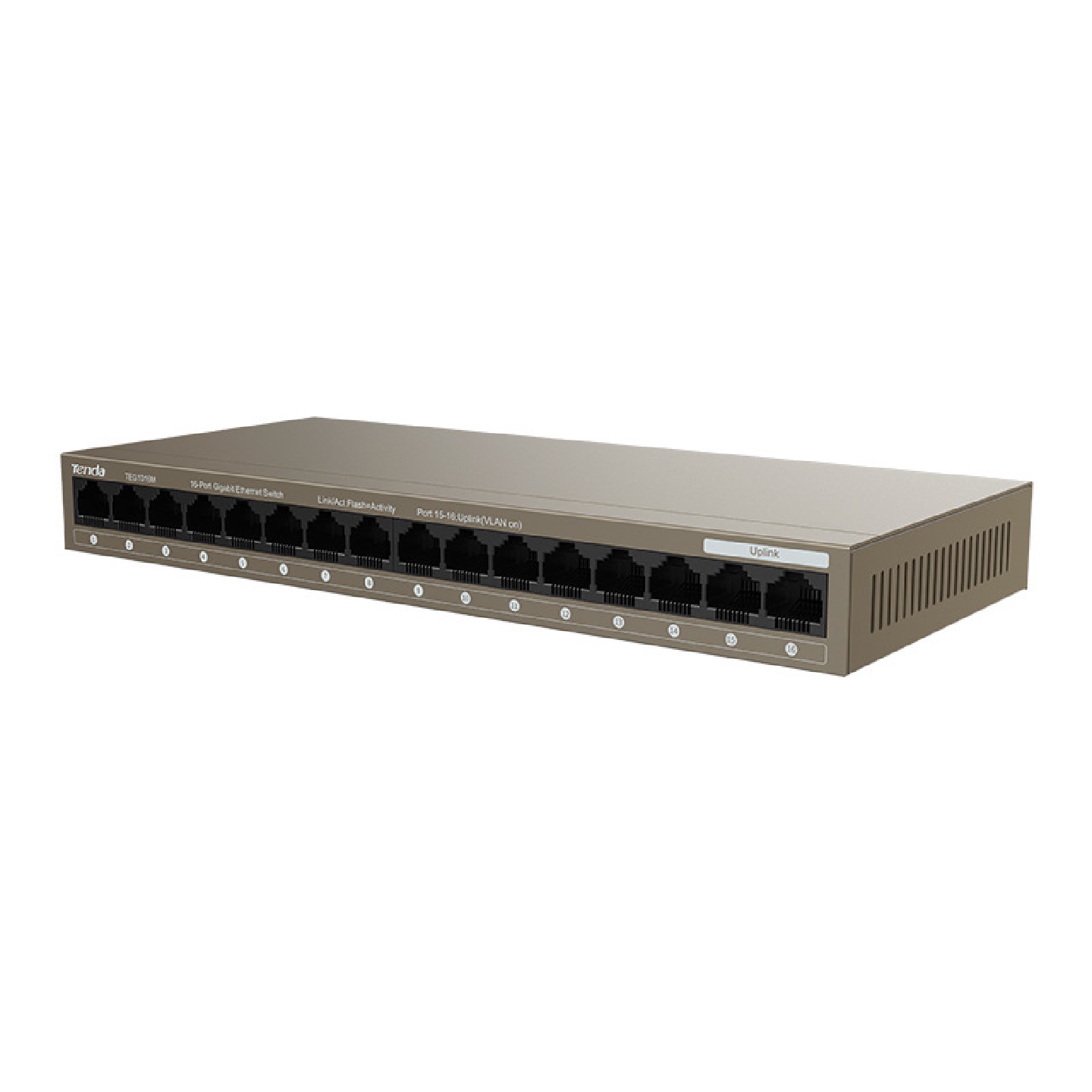 Tenda腾达TEG1016M网络分线器16口监控1000M全千兆交换机Switch - 图2