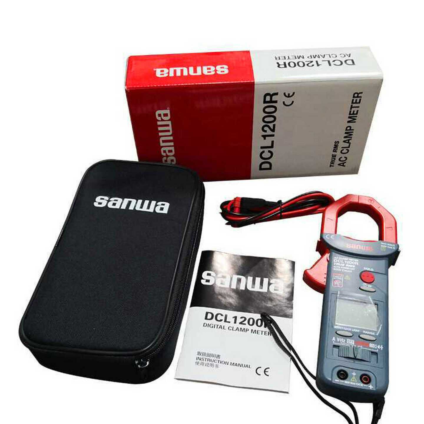 日本三和钳形万用表DCM60R/400AD钳形表DCM2000DRDCL1000钳型表 - 图0