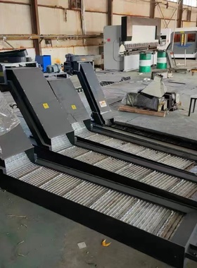 排屑机数控机床螺旋链板刮板磁性爬坡输送机械设备废料车高效自动