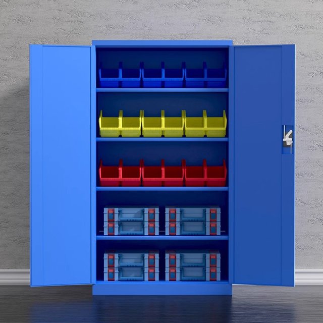 Heavy Duty Tool Cabinet Repair Workshop Hardware Tool Storage Cabinet Repair Factory Parts Box Safety Storage Cabinet Thickened