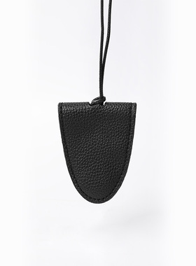 李大琪【眼镜夹项链】女复古非金属仿皮质个性黑色气质百搭毛衣链