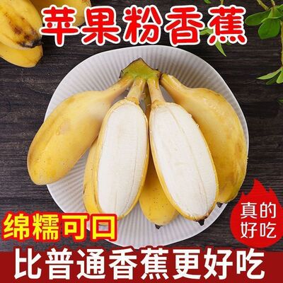 正宗自然熟苹果蕉粉蕉整箱包邮
