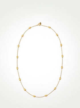 小众时尚设计拉丝豆豆气质高级长项链叠戴一款多戴精致优雅毛衣链