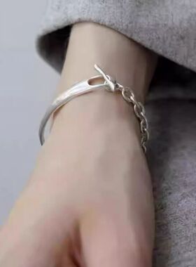 小众欧美轻奢复古蛇骨手链女轻奢风时尚气质精致百搭高级感手饰