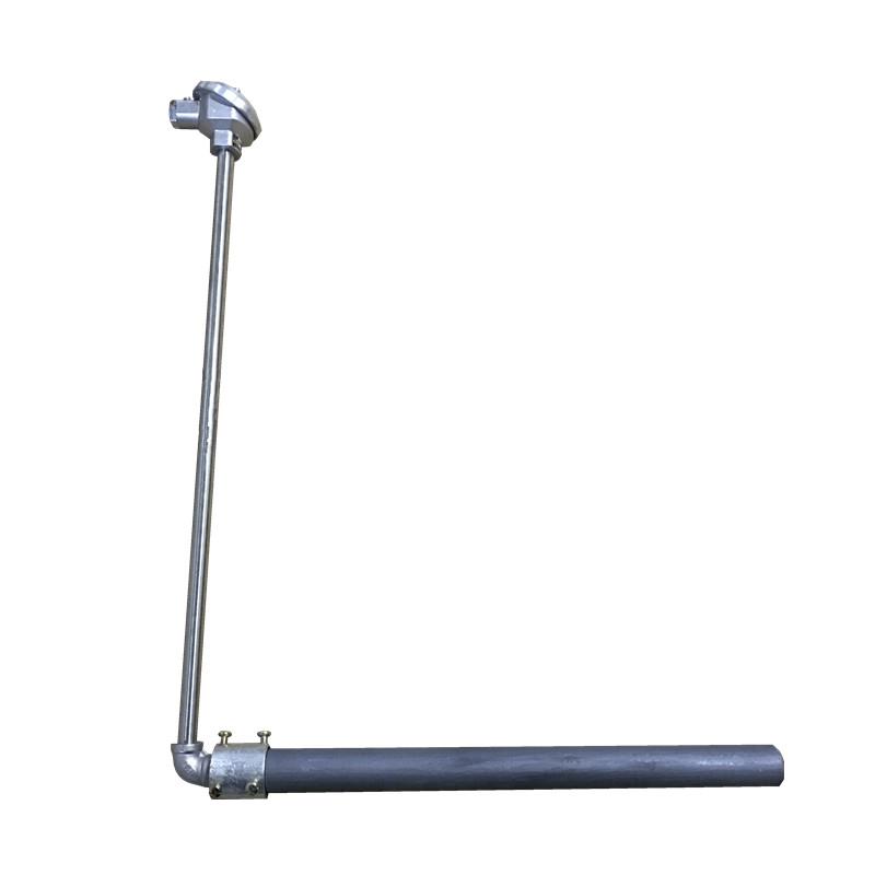 wrn530直角热电偶K型烟道盐浴炉温度监视器铸造用铝厂铝液测温棒 - 图2