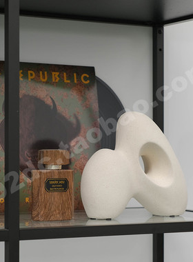 中古侘寂风抽象艺术小雕塑摆件样板间售楼处书柜边几玄关柜装饰品