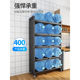 Side cabinet storage rack for floor-standing multi-layer kitchen storage cabinet for narrow gaps for pot rack