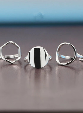 日韩纯银戒指首饰品女没关系是爱情制作人孔孝真同款豆嫂鬼怪指环