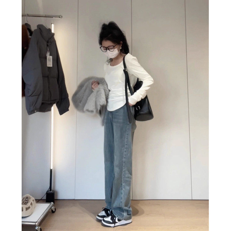 孕妇阔腿子春秋2025新款休闲宽松直筒托腹百搭外穿拖地长裤,淘宝优惠券,粉丝福利购,淘宝优惠卷