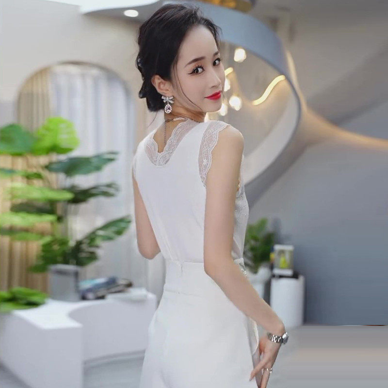 春夏百搭显瘦重工镶钻冰爽丝女蕾丝拼接内搭打底,淘宝优惠券,粉丝福利购,淘宝优惠卷