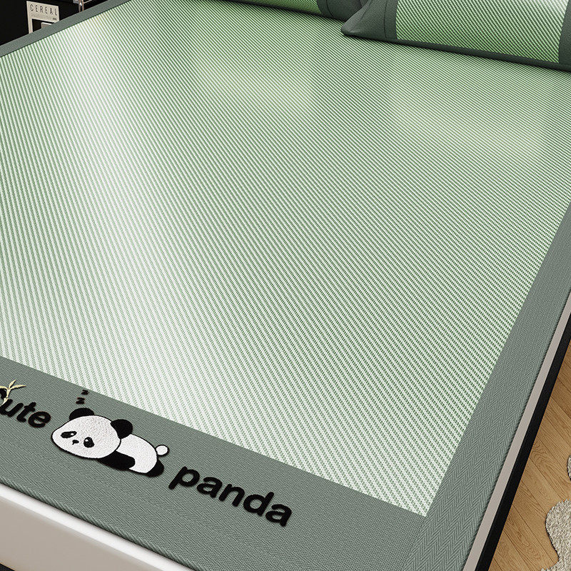 a类母婴级卡通冰丝凉席三件套可水机洗夏季软席子床笠款2025新款,淘宝优惠券,粉丝福利购,淘宝优惠卷