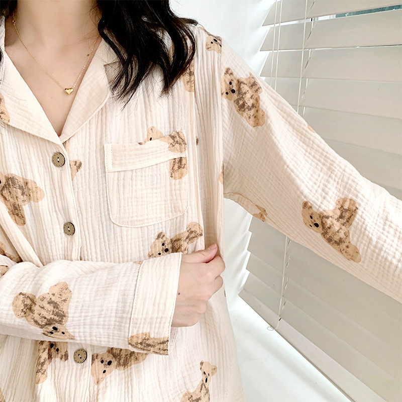 A类纯棉纱布月子服夏季薄款产后大码孕妇睡衣喂奶春秋哺乳家居服,淘宝优惠券,粉丝福利购,淘宝优惠卷