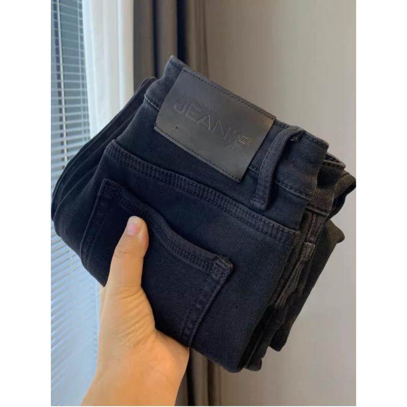 黑色弹力窄版直筒女2025新款大码梨形身材显瘦遮胯长裤,淘宝优惠券,粉丝福利购,淘宝优惠卷