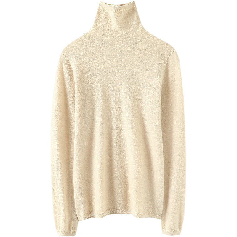 气质相当出彩~精纺衫女堆堆领纯毛衣打底衫秋冬新款,淘宝优惠券,粉丝福利购,淘宝优惠卷