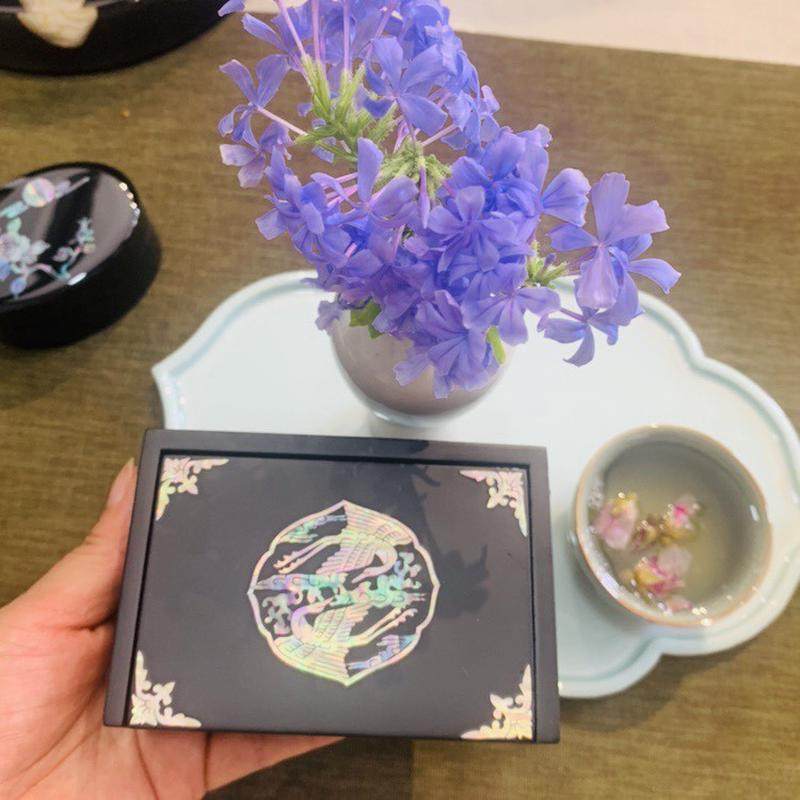 扬州漆器名片盒 办公用品礼品,淘宝优惠券,粉丝福利购,淘宝优惠卷