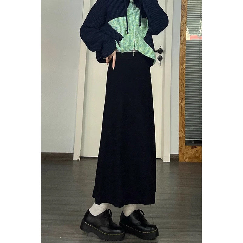 大码梨形身材毛呢秋冬显瘦胖mm遮胯遮肚子中长款a字裙,淘宝优惠券,粉丝福利购,淘宝优惠卷