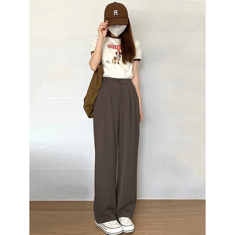 胖妹妹休闲阔腿裤女大码春装2023新款胖mm梨形身材直筒长,淘宝优惠券,粉丝福利购,淘宝优惠卷