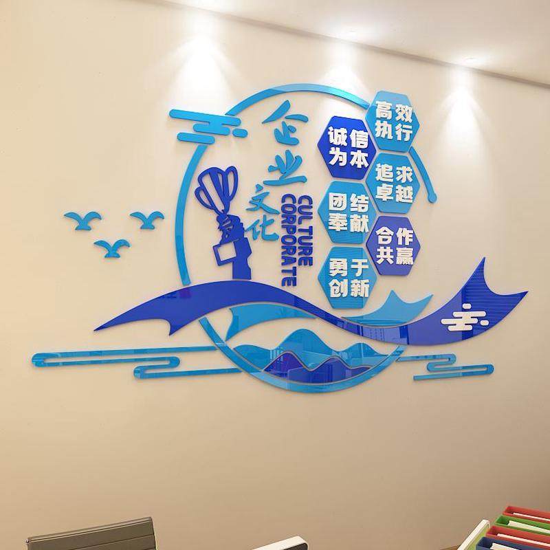 励志标语墙贴企业文化墙公司办公室墙面装饰团队背景墙会议室布置,淘宝优惠券,粉丝福利购,淘宝优惠卷